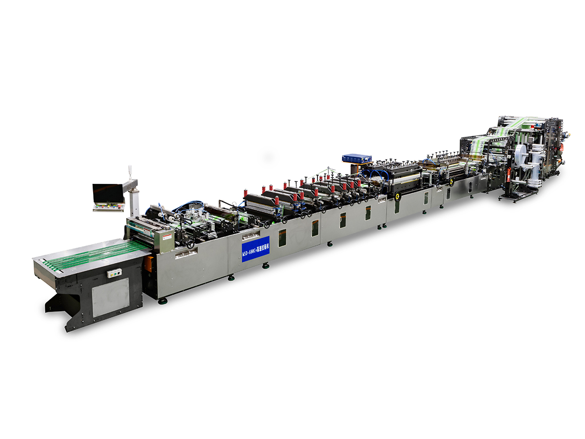 600C+ Yüksek hızlı çok fonksiyonlu kilitli poşet yapma makinesi